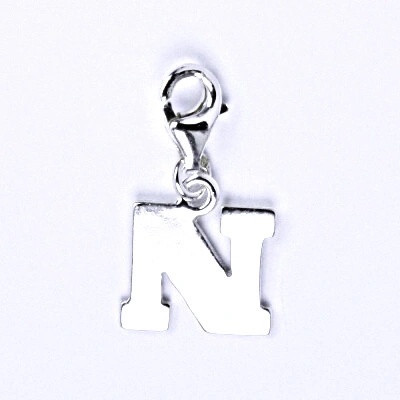 Čištín Stříbrný přívěšek písmenko N na karabince, P 904