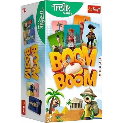 Trefl Boom Boom Семейна настолна игра на Treflik (02122 TREFL)