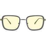GUNNAR Геймърски очила GUNNAR Fallout Vault 33, Gunmetal/Olive, Amber лещи, синя светлина защита - FAL-05501 (FAL-05501)