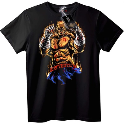 NOONEBRAND Тениска Mortal Kombat боец - 2XL, Black