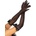 Leg Avenue Opera Length Bow Top Gloves 2044 Black