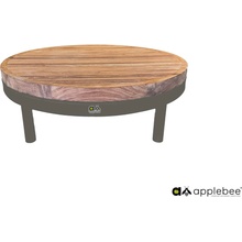 Applebee Maui kávový stolík Ø60 Doska Natural Smooth TEAK