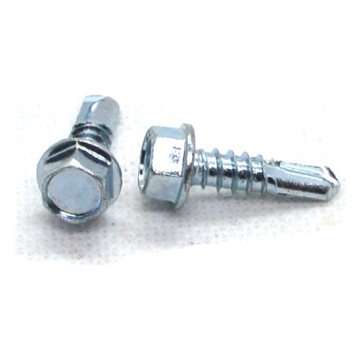 Šroub TEX DIN 7504K samovrtný šestihranná hlava s límcem 4,8x16, zinkovaný – Zboží Mobilmania