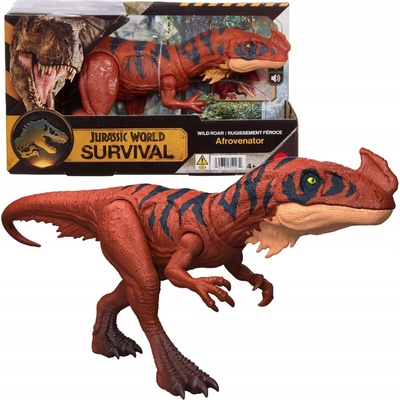 Jurassic World Wild Roar Afrovenator - Řvoucí a Svítící Afrovenator - JKL76