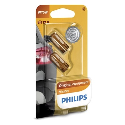 Philips Крушка, мигач philips wy5w, 12v, 5w, 2 бр