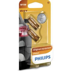 Philips Крушка, мигач philips wy5w, 12v, 5w, 2 бр