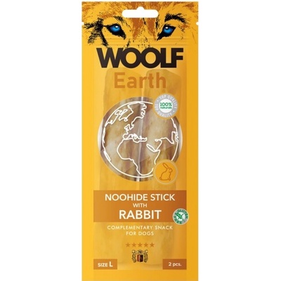 Woolf lahôdka Earth NOOHIDE L Sticks with Rabbit 85 g