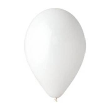 Balónek pastelový bílý