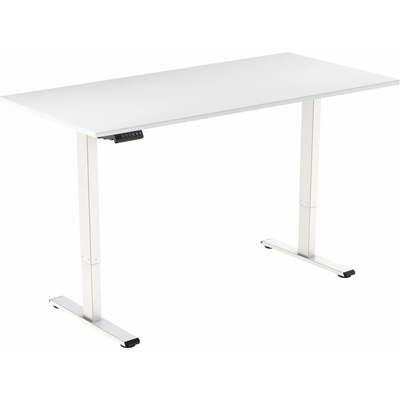 AlzaErgo Table ET2 Essential bílý + deska 120×80 cm lamino bílá
