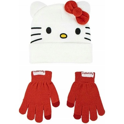 Set čepice a rukavice HELLO KITTY