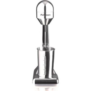 Rohnson Стоящ фрапе миксер Rohnson R-448, 100W, 2 степени, Чаша от неръждаема стомана 450 мл, Сребрист (R-448)