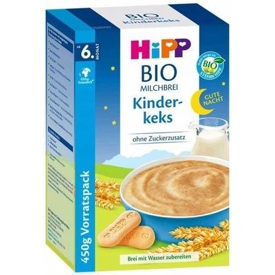HiPP KAŠE NA D.NOC BIO ovesná s jabl.450g