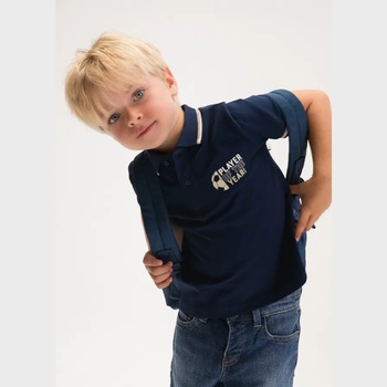 MAYORAL Поло тениска къс ръкав тъмносиньо за мини момче Mayoral