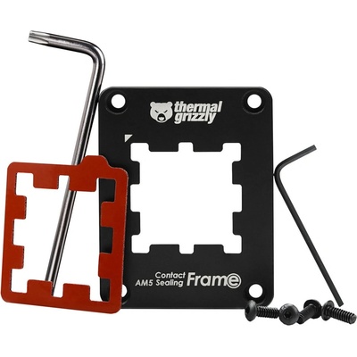 Thermal Grizzly Скоба за процесор Thermal Grizzly TG-CSF-AM5, съвместима с AMD AM5 сокет, черна (TG-CSF-AM5)