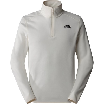 The North Face Мъжки поларен пуловер The North Face 100 Glacier 1/4 Zip Fleece jumper - White Dune / Black - размер XXL (005-5079-1916)