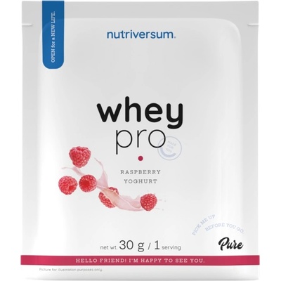 Nutriversum Whey Pro Pure | with N-Zyme System [30 грама] Малинов Йогурт