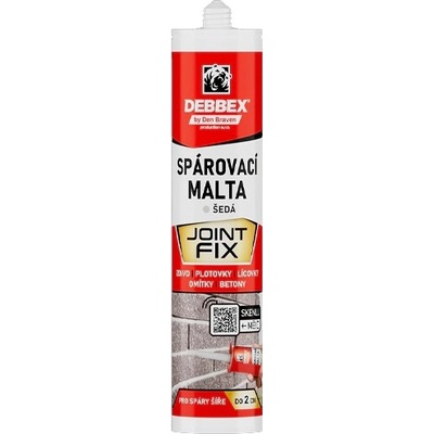 Škárovacia malta JOINT FIX šedá 310 ml