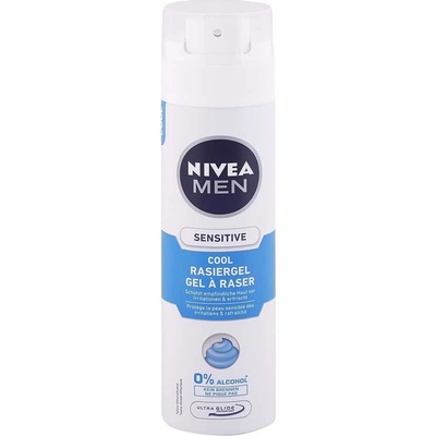 Nivea Men Sensitive Cooling gel na holení 200 ml – Sleviste.cz