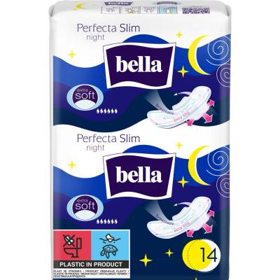 Perfecta Дамски нощни превръзки Slim, 14 броя