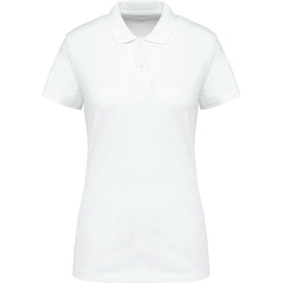 Kariban Premium PK201 Dámske elastické piqué polo Supima® biela