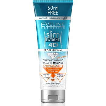 Eveline Cosmetics 4D Slim Extreme Diamond zoštíhľujúce sérum proti celulitíde s kyselinou hyalurónovou 300 ml
