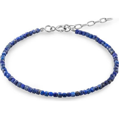 AGAIN Jewelry Minerální náramek z lapis lazuli AJKNR015