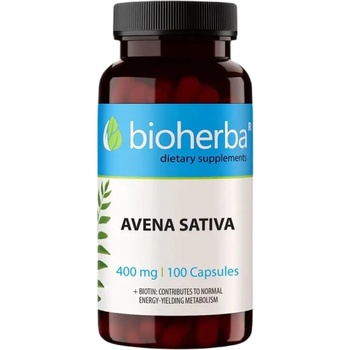 Image 1 of Bioherba Avena Sativa 400 mg [100 капсули]