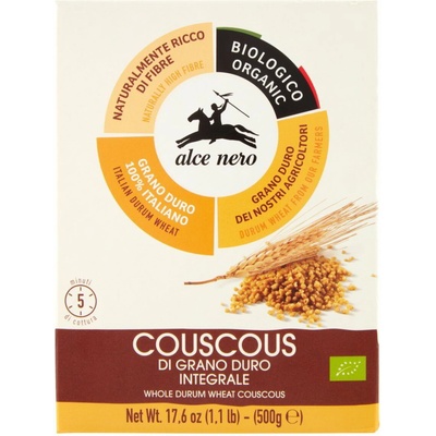 Alce nero bio kuskus z celozrnnej tvrdej pšenice 500 g