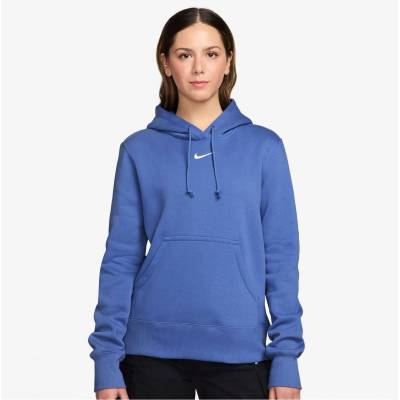 Nike Суичър Nike Sportswear Phoenix Fleece Women's Pullover Hoodie - Lt Medium Blue