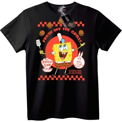 NOONEBRAND Тениска SpongeBob Krusty Krab - L, White