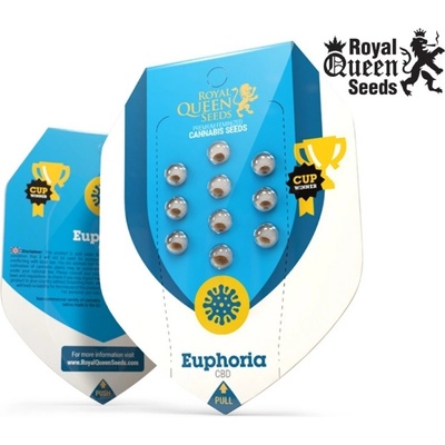 Royal Queen Seeds Euphoria CBD semena neobsahují THC 10 ks