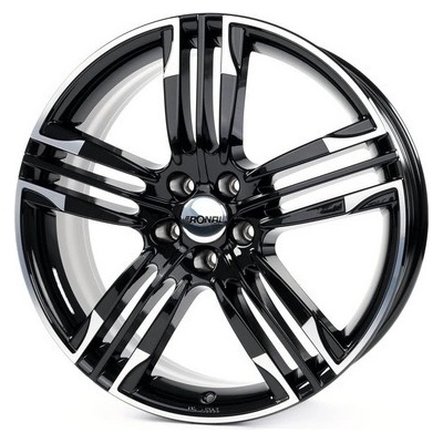 Ronal R58 10x22 5x120 ET45 black polished