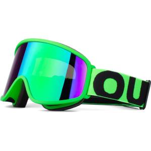 Out Of Ски маска Out of Flat Mirror S3 Ski goggles - Fluo Green / Green MCI - размер One Size (417-5879-0311)