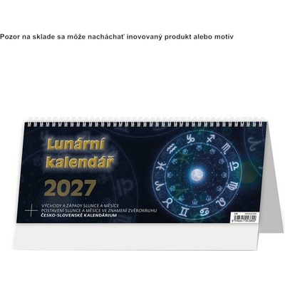 Lunárny stolový 2027