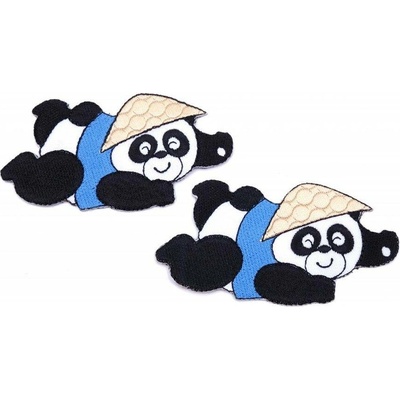 Aplikace nažehlovací T12 ležící panda vel.9x5cm