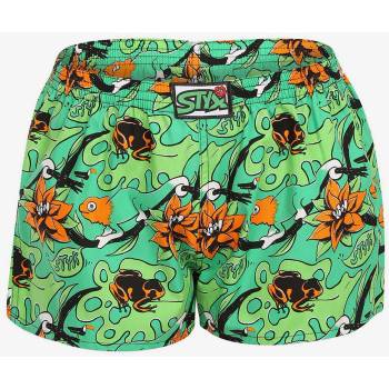 Styx Зелени дамски шарени къси панталони Styx art Тропик Styx | Zelen | ЖЕНИ | S