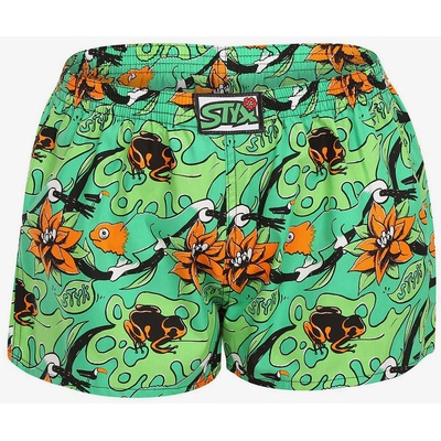 Styx Зелени дамски шарени къси панталони Styx art Тропик Styx | Zelen | ЖЕНИ | S