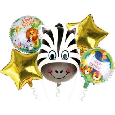5499 Narodeninový set fóliových balónov Zebra