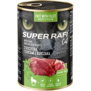 RAFI Super Rafi Cat Adult P&F Game and Chicken hearts 400 г