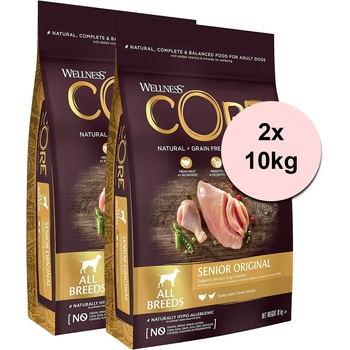 Wellness Core Dog Senior Original 2 x 10 кг