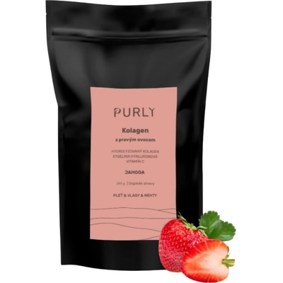 Geloren Purly COLLAGEN | with Hyaluronic Acid & Vitamin C [240 грама] Ягода