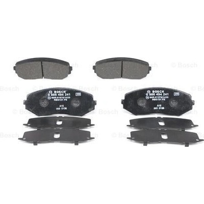 BOSCH Sada brzdových platničiek kotúčovej brzdy 0986494241