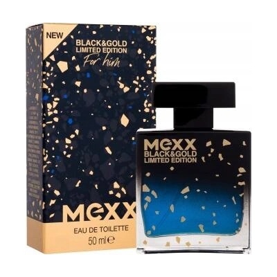Mexx Black & Gold Limited Edition toaletná voda pánska 50 ml tester