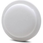 Loco Силиконов кейс със залепващо се фолио за Apple AirTag - Loco Dot Silicone AirTag Sticker Case (бял) (LOC011WHT)
