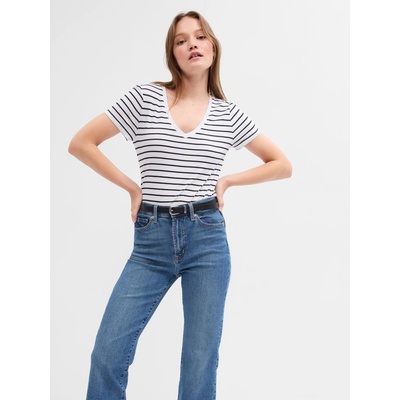 GAP Тениска на райета GAP GAP | Byal | ЖЕНИ | XXS