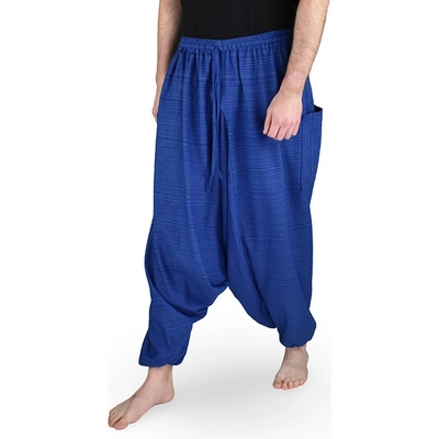 Harémové kalhoty aladin LIN modrá