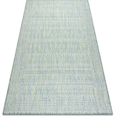 Dywany Łuszczów Sion Sisal Aztec 22184 Green /Blue /ecru