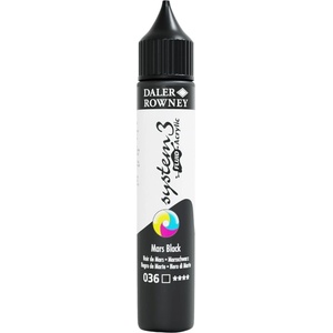 Daler-Rowney System3 АКРИЛНА боя Mars Black 29, 5 ml 1 бр (139029036)