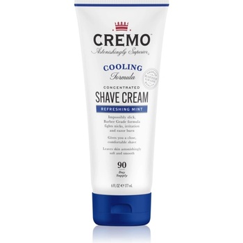 Cremo Refreshing Mint Cooling Shave Cream крем за бръснене в туба за мъже 177ml