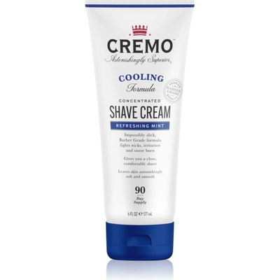 Cremo Refreshing Mint Cooling Shave Cream крем за бръснене в туба за мъже 177ml